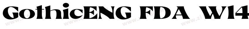 GothicENG FDA W14字体转换